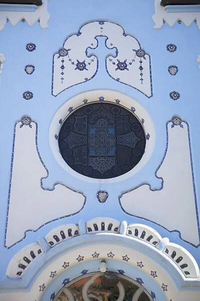 Detail on Church of St Elizabeth (Blue Church), Bratislava, Slovakia