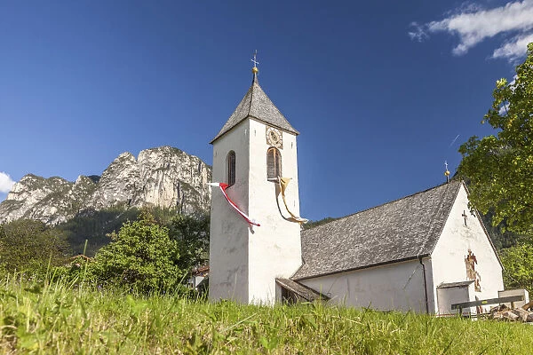 The church of Ums am Schlern, South Tyrol, Italy