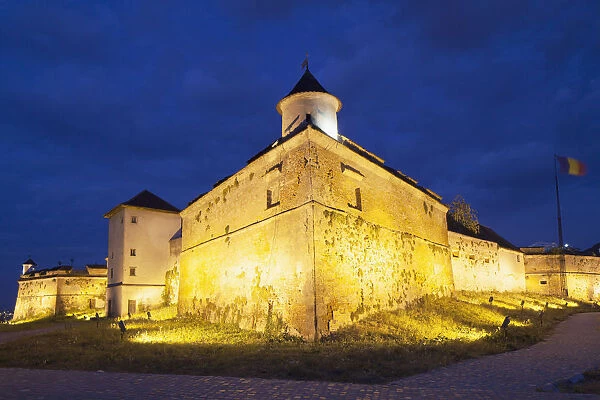 Citadel at dusk, Brasov, Transylvania, Romania