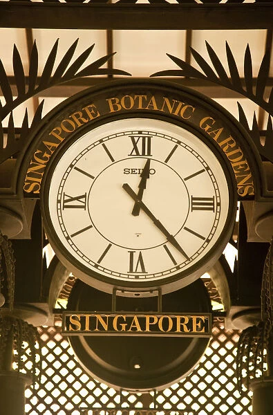 Clock at the Singapore Botanic Gardens, Singapore