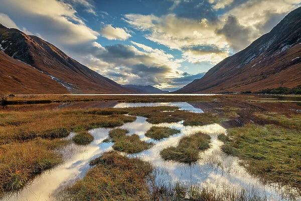 Clouds Reflecting in Loch Etive, Argyll and Bute, Scotland