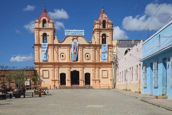Cuba, Camaguey, Camaguey Province, Plaza Del Carmen, Iglesia de Nuestra Senora del Carmen