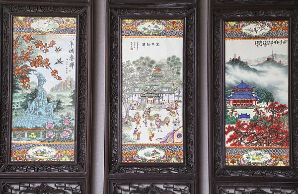Decorative screens at Chen Clan Academy, Guangzhou, Guangdong, China