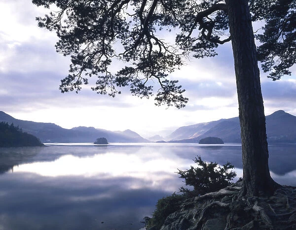 Derwent Water from Friars Crag, Lake District National Park, Cumbria, England