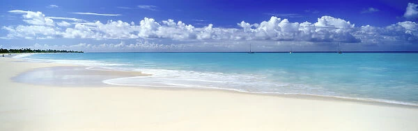 Deserted Beach, Barbuda, Caribbean, West Indies