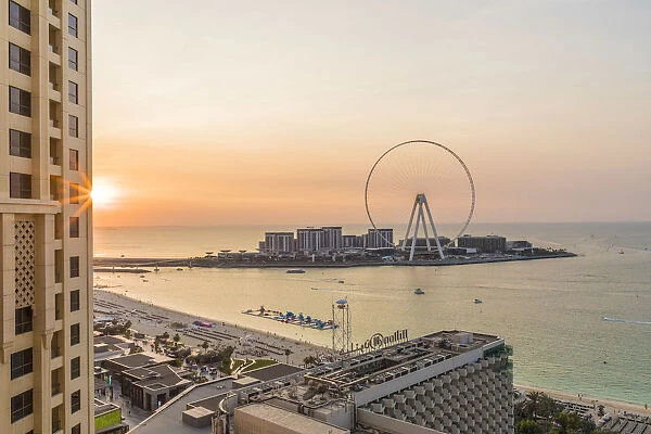 The Dubai Observation Wheel on Bluewaters Island, Dubai, United Arab Emirates