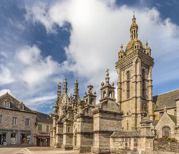 Enclosed parish of Saint-Thegonnec, Cotes-d Armor, Brittany, France