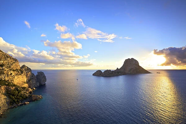 Es Vedra at Sunset, Ibiza, Balearic Islands, Spain