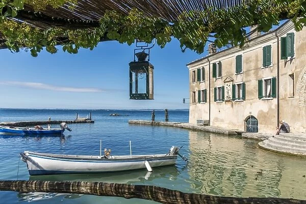 Europe, Italy, Veneto. Punta San Vigilio at Garda lake