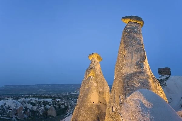 Fairy chimneys known as The Three Beauties