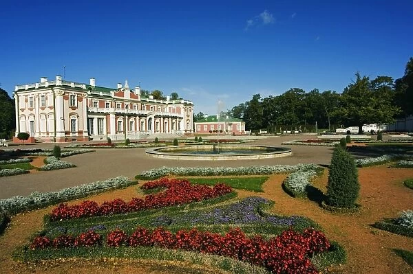 Flower Garden in Kadriorg Palace built between 1718-36