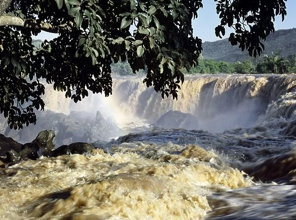 Fourteen Falls on the Athi River after heavy rain