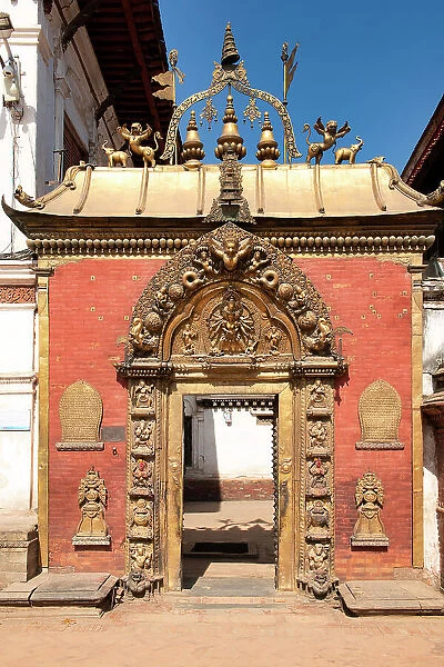 The Golden Gate, Bhaktapur Durbar Square, Nepal, Asia