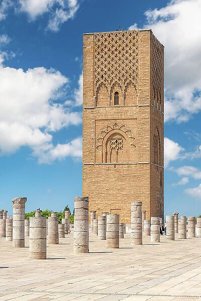 Hassan Tower and ruined colonnade, Rabat, Morocco