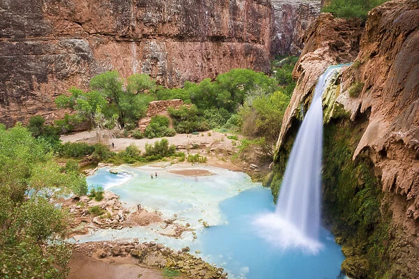 Havasu Falls, Havasupai Indian Reservation, Grand Canyon, Arizona, USA