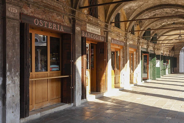 Historic Financial District Banco Giro; Rialto, Venice, Italy