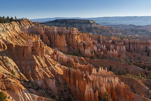 Hoodoos in Bryce Canyon amphitheater after sunrise, Sunset Point