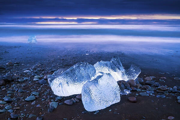 Ice on Jokulsarlon Beach, Iceland