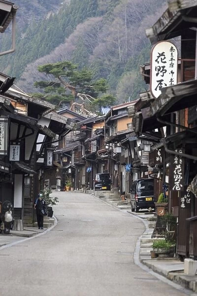 Japan, Gifu Prefecture, Takayama Old Town, one of the best preserved Edo time Town