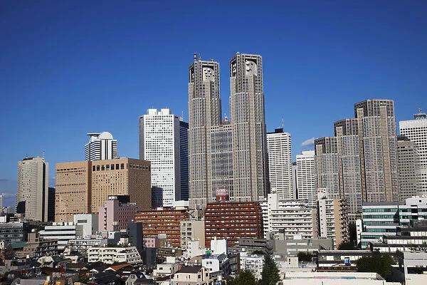 Japan, Tokyo, Shinjuku Area Skyline