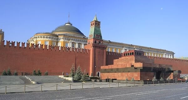 Lenins tomb & Kremlin, Red square, Moscow, Russia