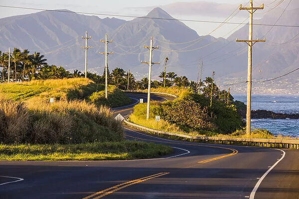 Lookout from the famous Hana Road, Maui island, Hawaii, USA