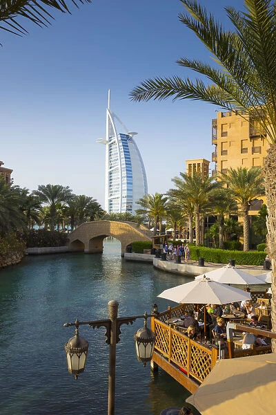 Madinat Jumierah and Burj Al Arab hotel, Dubai, United Arab Emirates