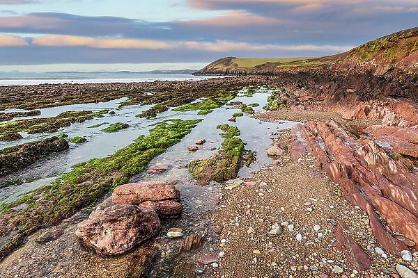 Manorbier Beach, Tenby, Pembrokeshire, Wales, United Kingdom