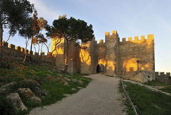 The medieval castle of Sesimbra, Portugal