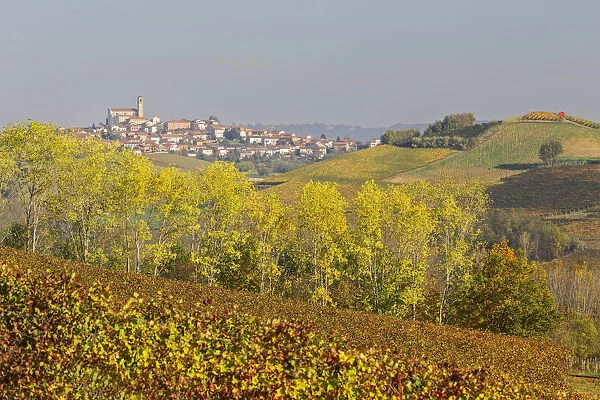 Monferrato, Asti district, Piedmont, Italy. Autumn in the Monferrato wine region