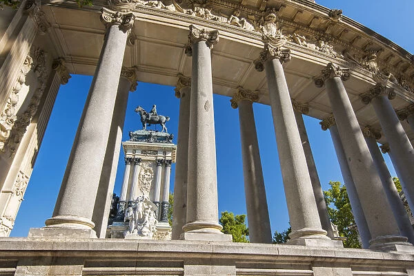 Monument to Alfonso XII, Buen Retiro Park, Madrid, Comunidad de Madrid, Spain