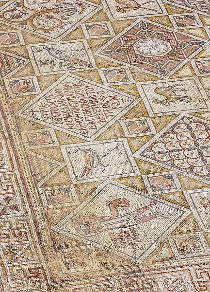 Mosaic Floor in Jerash, Jerash Governorate, Jordan