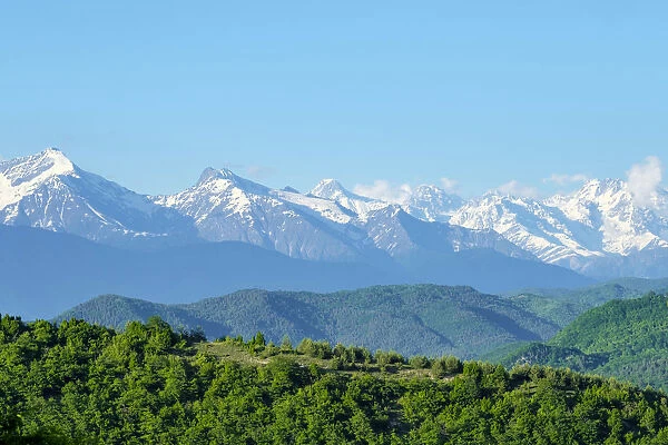 Mouanins in the Greater Caucasus Range, Nikortsminda, Racha-Lechkhumi