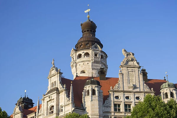 New Town Hall (Neues Rathaus), Leipzig, Saxony, Germany