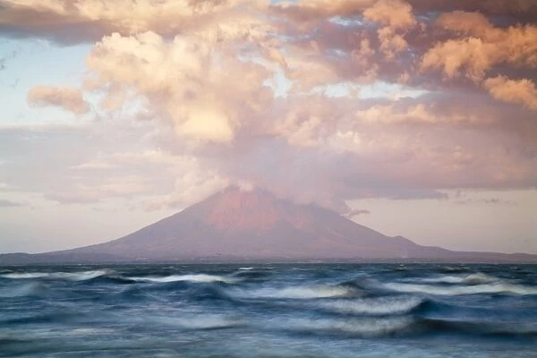Nicaragua, View from San Jorge of Conception Volcanoe