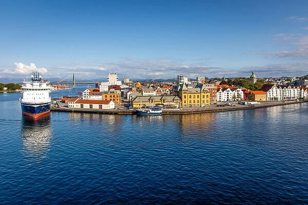 Norway, Rogaland, Stavanger, The port of Stavanger
