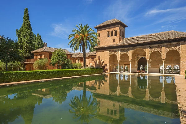 Palacio del Partal, Alhambra, UNESCO World Heritage Site, Granada, Andalusia, Spain