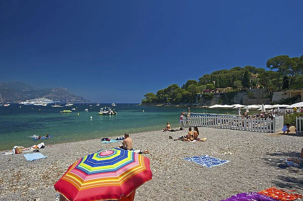 Paloma Beach, Saint Jean Cap Ferrat, Cote da'Azur, Alpes-Maritimes, Provence-Alpes-Cote