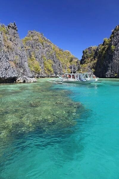 Philippines, Palawan, El Nido, Miniloc Island, Big Lagoon