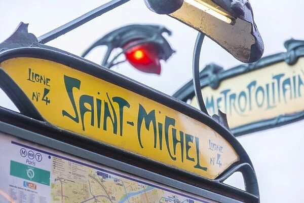 Place St. Michel, Rive Gauche, Paris, France