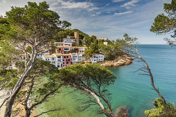 Playa Sa Tuna, Begur, Costa Brava, Catalonia, Spain