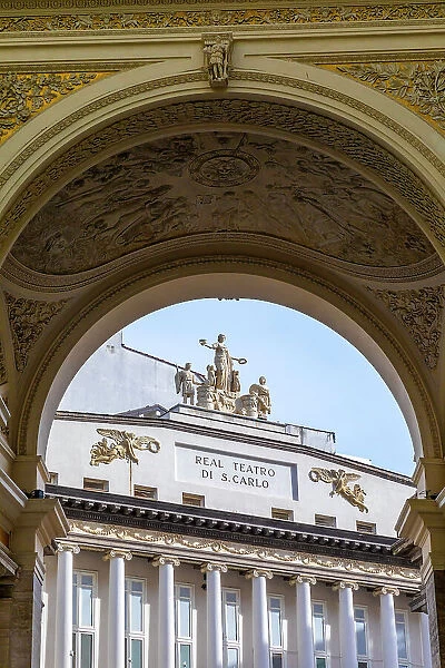 The Real Teatro di San Carlo, Naples, Campania, Italy