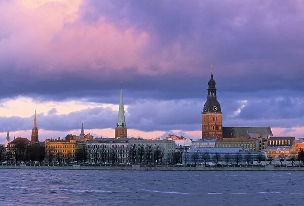 Riga from across Daugava river