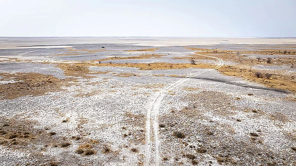 Road to nowhere, Makgadikgadi Salt Pans, Botswana