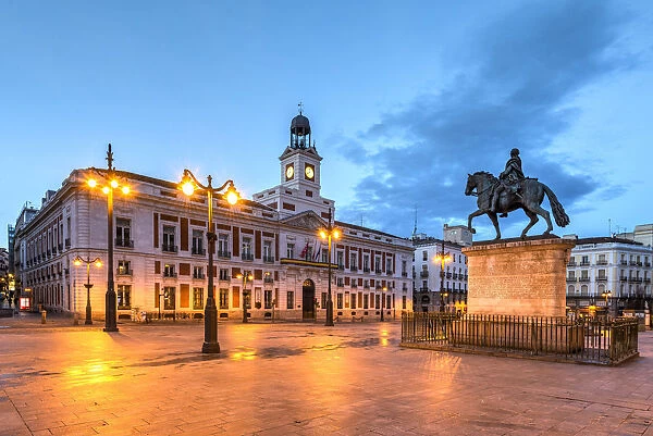 Royal House of the Post Office or Real Casa de Correos, Puerta del Sol square, Madrid