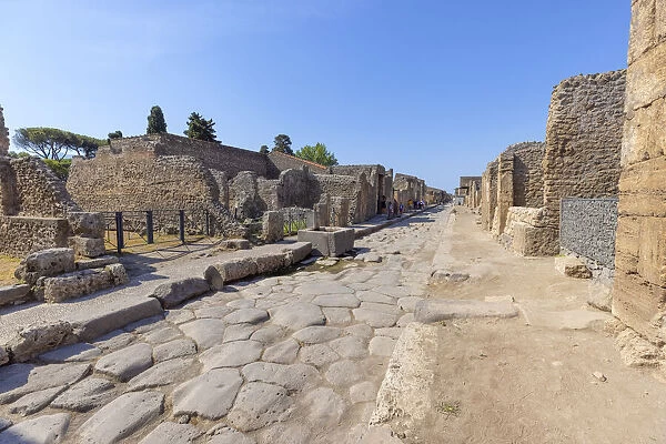 The ruins of Pompeii, UNESCO WORLD HERITAGE SITE, Naples province, Campania, Italy