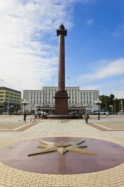 Russia, Kaliningrad, City Centre, Ploshchad Pobedy (Pobedy Square)
