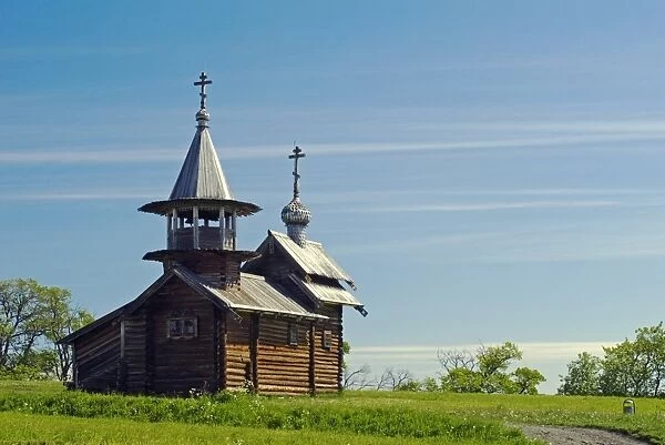 Russia, Karelia, Lake Onega, Kizhi Island