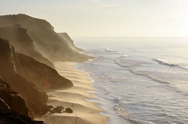 Santa Cruz seashore. Portugal