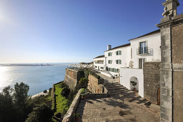 The Sao Filipe fortress and the hotel, Setubal. Portugal